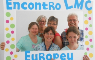 Bitte lächeln: Pia Schildmair, Brigitte Kreiter, Martina Schrott, Barbara Ludewig, Bruder Friedbert Tremmel, Juli Weber (v.li.)