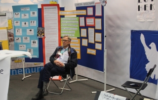 Bruder Hans-Dieter Ritterbecks am Comboni-Stand