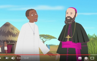Screenshot vom Video über das Leben von Daniel Comboni