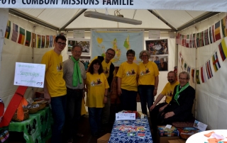 Das Team am Comboni-Stand auf dem Katholikentag