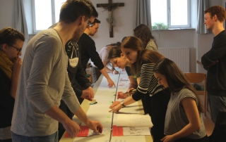 Teamarbeit: Erstellen der Zeitleiste